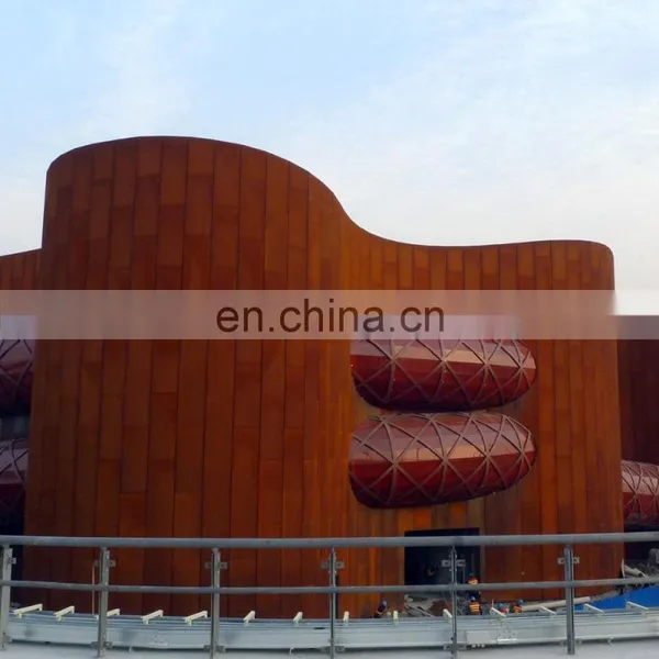 Corten Steel Wall Cladding Panels for Buildings S355J2WP photo-2