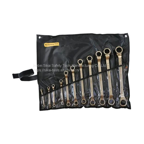 Double Ring Spanner Set 6-32 mm BeCu AlCu Non Sparking Tools