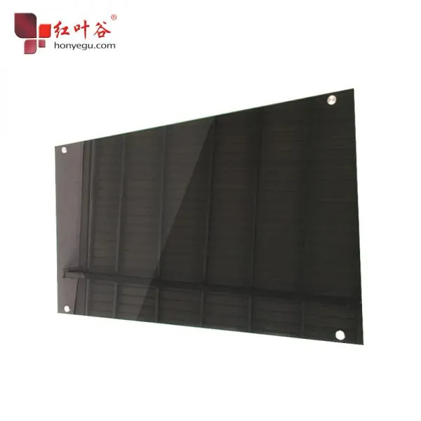 Home Using Black Glass Infrared Heating Panels With CE Certification