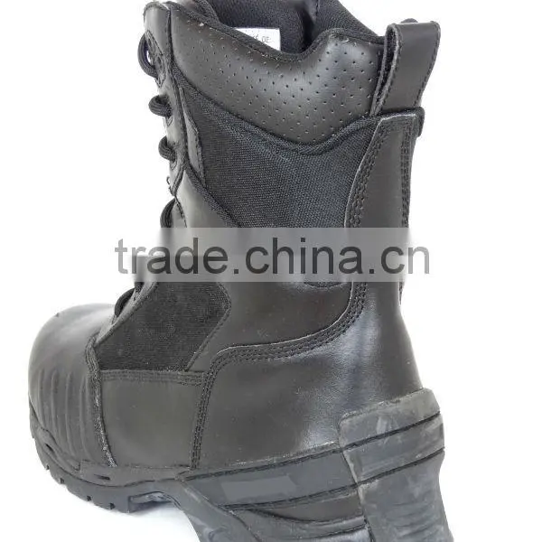 Combat 8 Inches Black Leather Tactical Men Military Boot photo-4