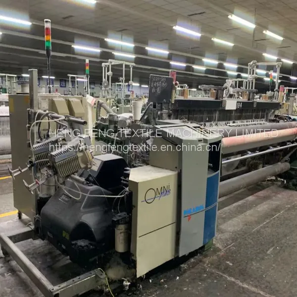 Used Weaving Loom Air Jet Looms Picanol Omni Plus Air Jet Loom Year 2001 220cm Staubli 1661 Positive Cam