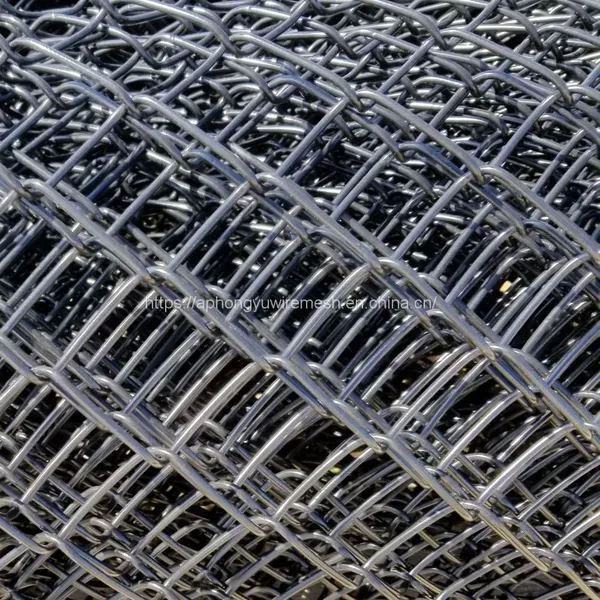 Black Chain-link Fencing Chinese Factory Chain Link Mesh Wire Yard Fence Playground Tennis School Back Yard Fence Security Military Fence photo-5