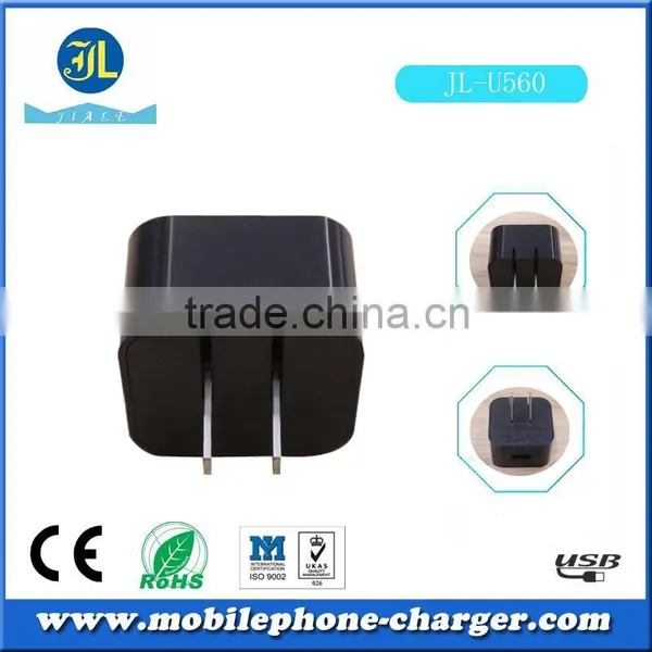 US Folding Plug Universal Wall USB Travel Charger With Customized Logo photo-5
