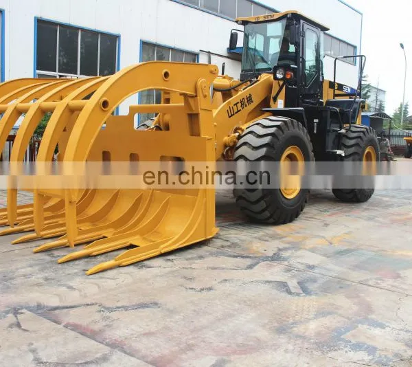Promotion Heavy Duty 5 TON 655D Sugar Cane Grapple Front Loader Log Wood Grapple Loader With CE photo-4