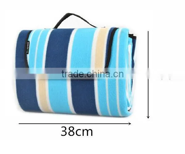 Foldable Polyester Fleece Aluminum Film Back Waterproof Outdoor Mattress 2mx2m photo-2