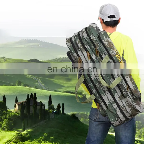 JOHNCOO Easy Carry Large Capacity Oxford Cloth Material Professional Fishing Rod Bag photo-2