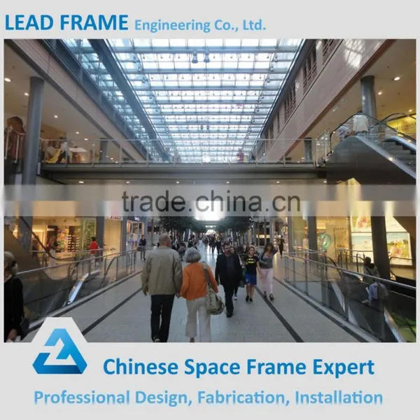 Profiled Steel Space Structure Frame Sheet Atrium Roof photo-4