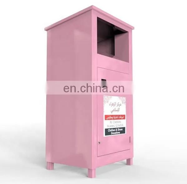 Used Clothes Donation Shoes Recycle Bin Donation Collection Box Drop Box photo-3