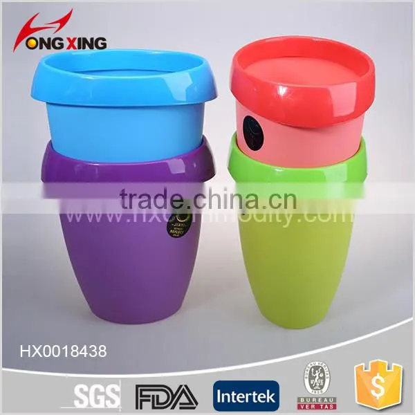 Colorful Elegant Plastic Trash Bin for Office photo-3