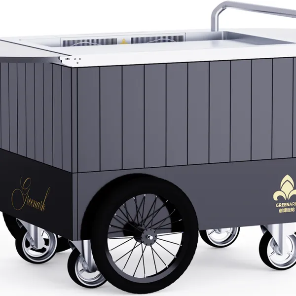 Mobile Teppanyaki Grill Durable For Over 20 Years Food Grade Board Hibachi Grill Table photo-2