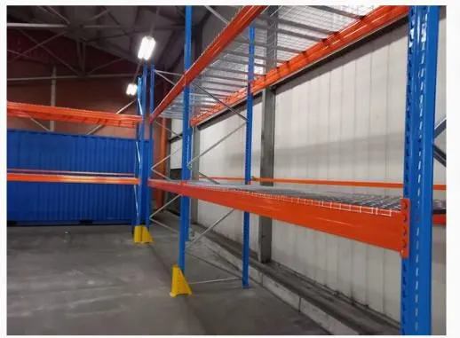 U Support Punch Pallet Flared Channel Heavy Duty Wire Mesh Decks Racks photo-2