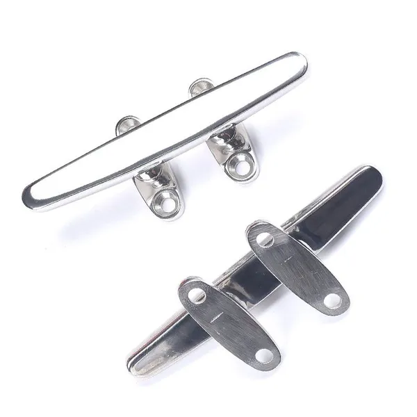Marine Grade Hot Sale Stainless Steel Boat Cleat Dock Cleat Low Silhouette Cleat photo-5