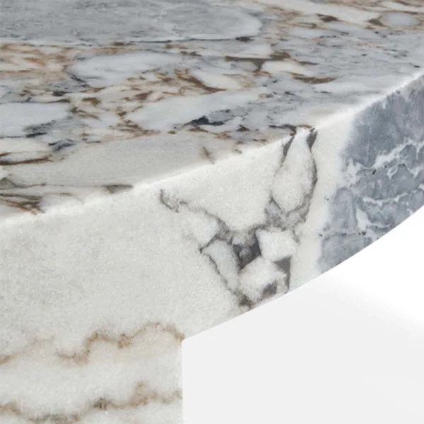 Creative Designer Italian Luxury Marble Coffee Table - Minimalist Natural Stone Living Room Furniture photo-3