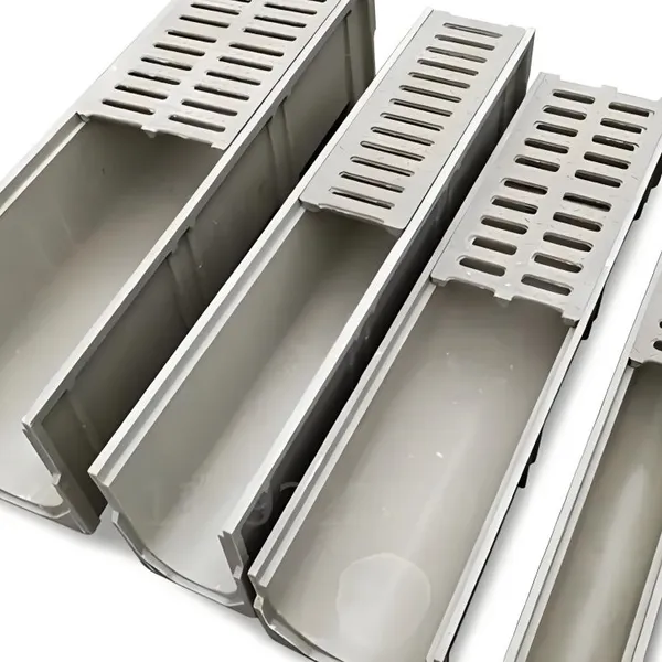 FRP GRP Fiberglass Reinforced Plastic Drainage Channel Gutter for Roadside and Municipal Use