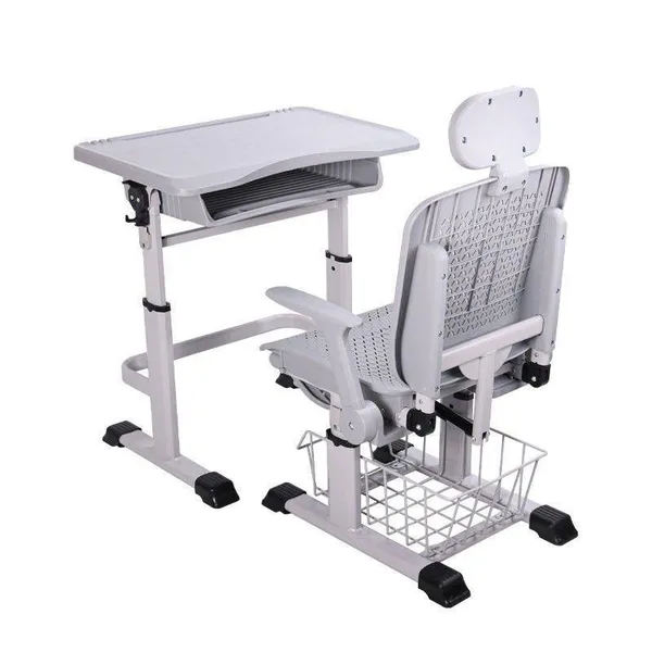 Midday Break Multi-functional Desk and Chair Set for Middle School Students' Study Classes, Home Use, Can Sleep, Foldable and Adjustable photo-3