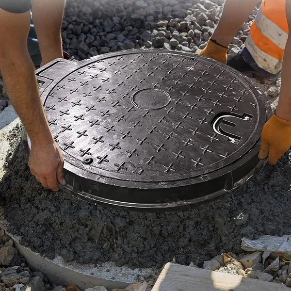 Cast Iron Manhole Cover for Sewage, Complying With EN124 Standard, Available in Grades A15, B125, C250, D400, E600, F900 photo-3