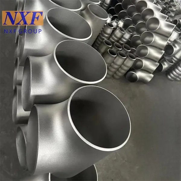 NXF UNS N06625 Alloy 625/2.4856/N06625 OD DN15-1200 Thickness SCH10-XXS Nickel Alloy Butt Welding Straight or Reducer Tee photo-2