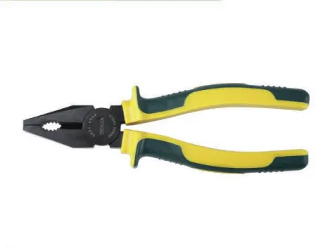 Industrial Combination Pliers, High Carbon Manganese Steel Electrophoresis Black Oxide Dipped Handle Multi Function Wire Pliers