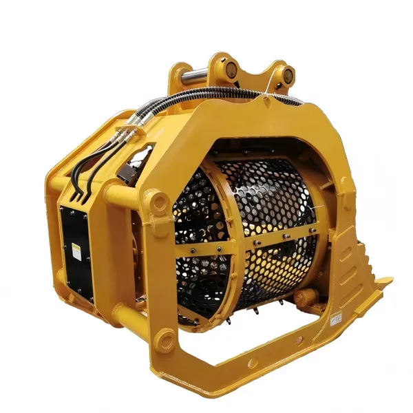 Rotary Screen Bucket 30 Ton With Mesh Drum Bolted Screen Bands for Excavator Attachment Screening photo-4