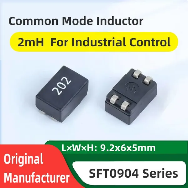 SFT0904L-202M-R-T1 Common Mode Inductor, SMD High-Frequency Inductor, Inductor Filter for Industrial Control, Made in China