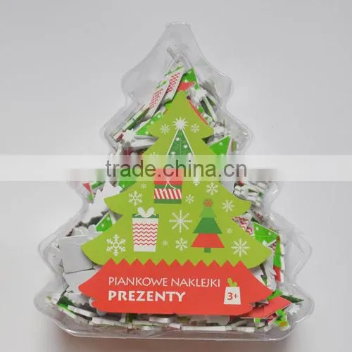 Decorative Merry Christmas Window Stickers for Party/family/shop