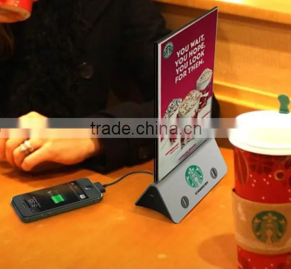 Table Type Power Bank(menu)for Restaurants photo-3
