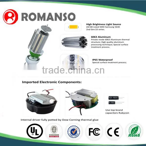 Diameter 90 mm 180Degree LED Corn Light 36W Corn Street Lamp With 5years Warranty IP65 photo-4