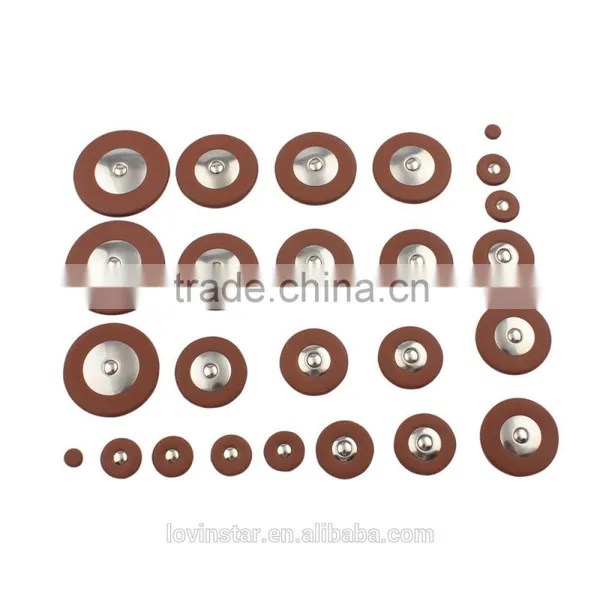 Professional Soprano Saxophone Brown Leather Pad photo-4