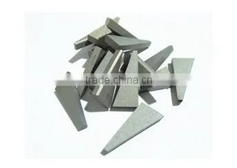 Triangle Tungsten Carbide Wear Strip , Carbide Brazing Strip for Wood Cutting photo-4
