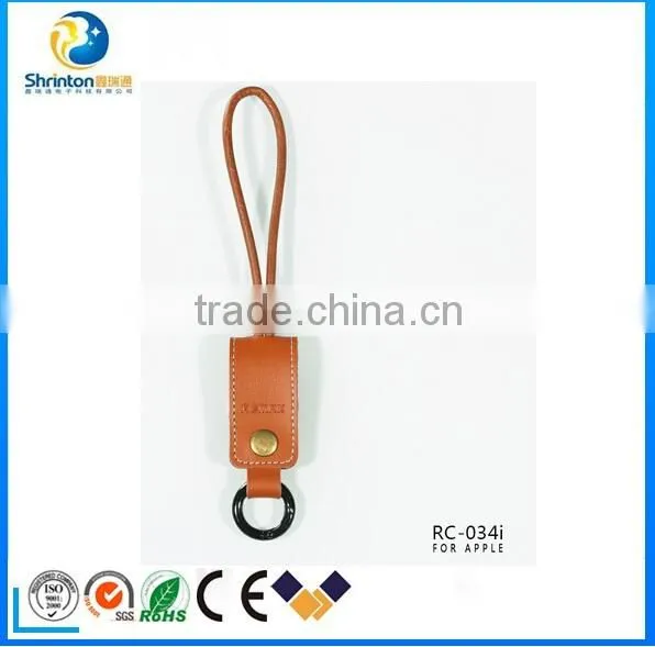 High Quality REMAX New Leather Cable Faster Charger 3.0A Micro USB Data Cable For IPhone 5/5s/6/6s/6+ photo-3