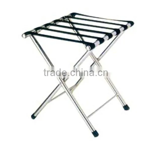 Hotel Folding Stainless Steel Luggage Rack photo-2