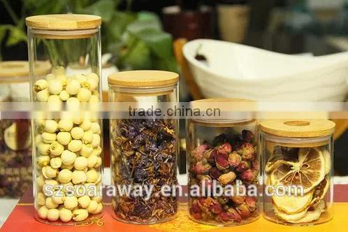 European Style Different Shape Glass Jar Ball Seal Pot for Candy Bean Snacks photo-6