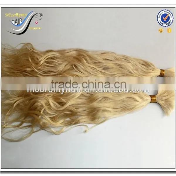Unprocessed Grey Virgin Hair Bleached in Blonde Color/natural Wavy High Quality Quality Choice photo-2