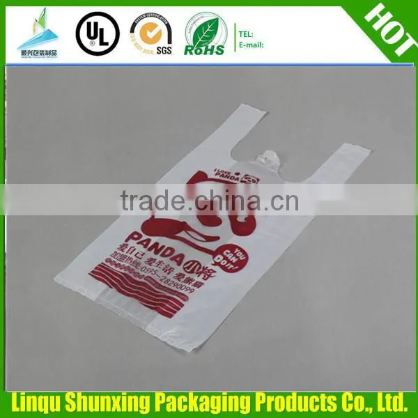 Christmas Supermarket HDPE T-shirt Shopping Bags / Vest Handles photo-6