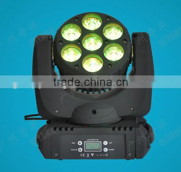 QY-3109 7pcs 10W RGBW 4 IN 1 Led Beam Moving Head photo-6