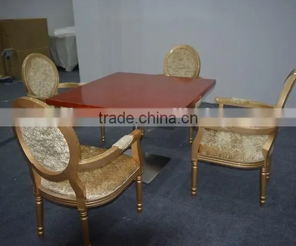 French Style Velvet Dining Table Set XYN1242 photo-3