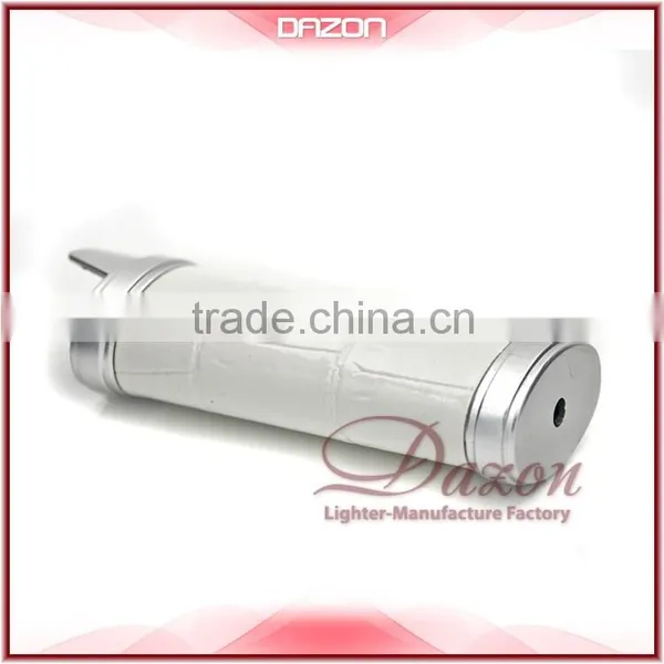 Metal White-Leather Lighter Case For BIC Custom photo-4