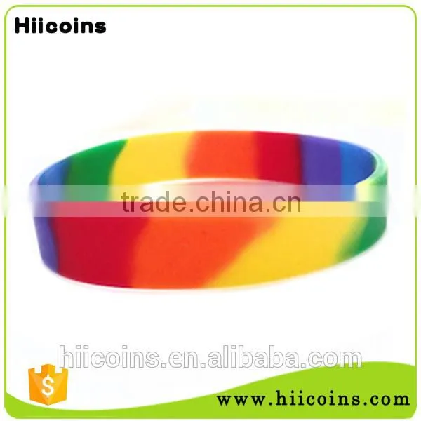 Factory Direct Sales Colorful Custom Bracelet Silicone photo-4