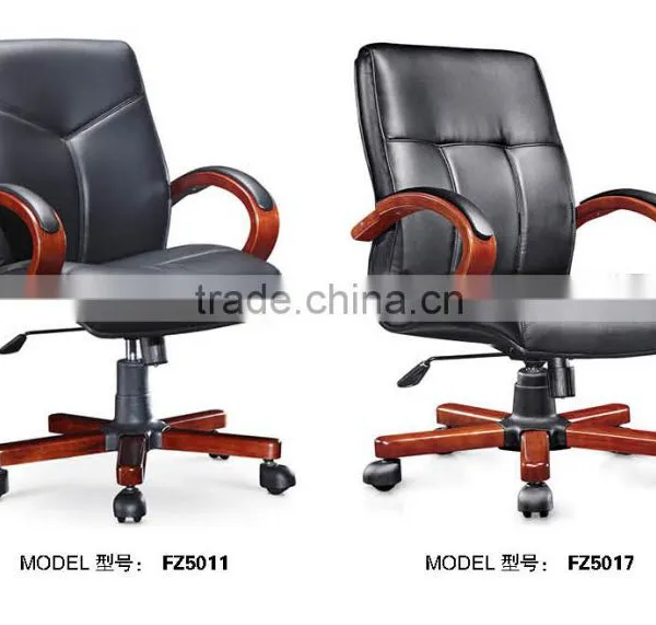 High End Executive Solid Wood Ergonomics Office Chair Armrest Factory Sell Directly FZ47 photo-3