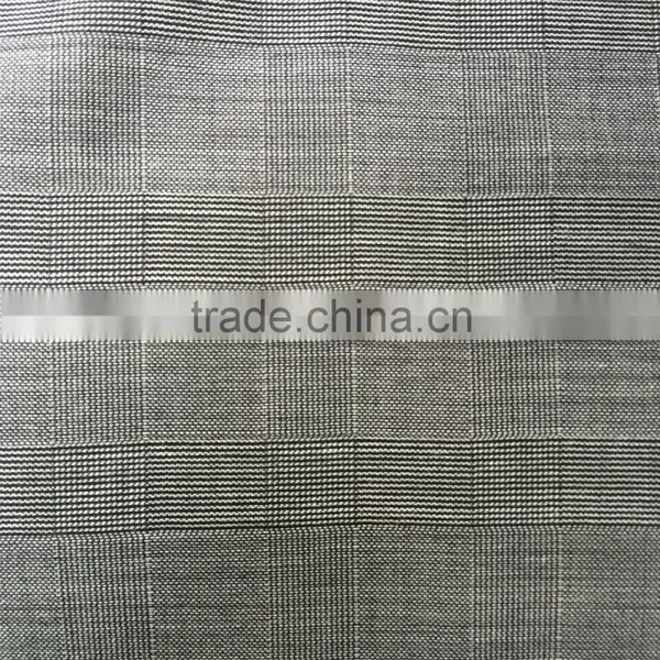 Italia Fashion Sharkskin and Check Designs Wool Fabric photo-2