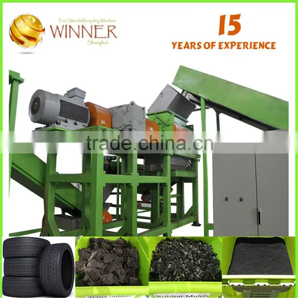 Polystyrene Recycling Machine Pet Granules Used Tire Shredder photo-6