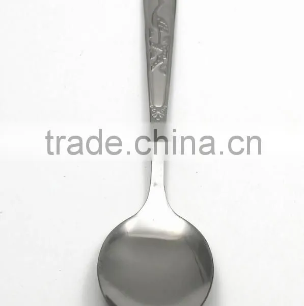China Bulk Pack Most Popular 18/0 Stainless Steel Swan Shaped Spoon and Fork for Adults Quality Choice photo-2