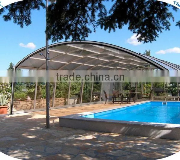 50 Mircon UV Coated Plastic Polycarbonate Sheet For Swim Pool Cover photo-6