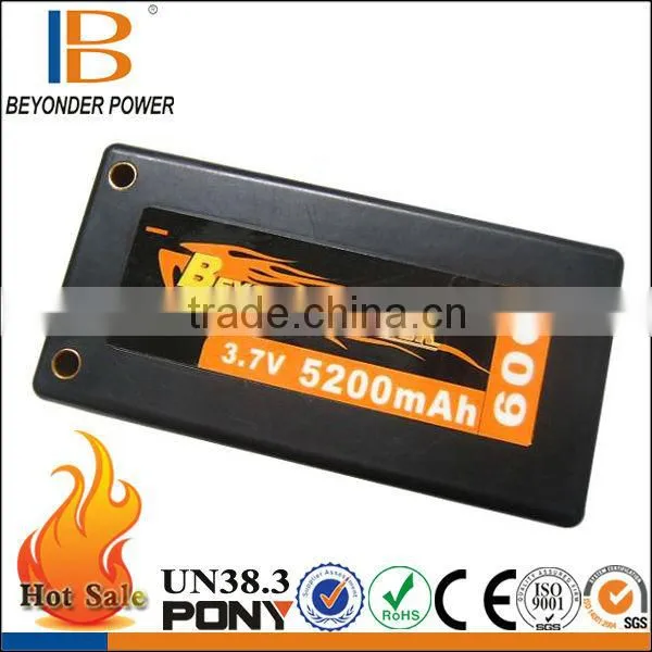 Hard Case 3.7v rc Helicopter Lipo Battery Toy Car Pack for Airplane/car/toy, Factory Wholesale Rechargeable rc Lipo Battery