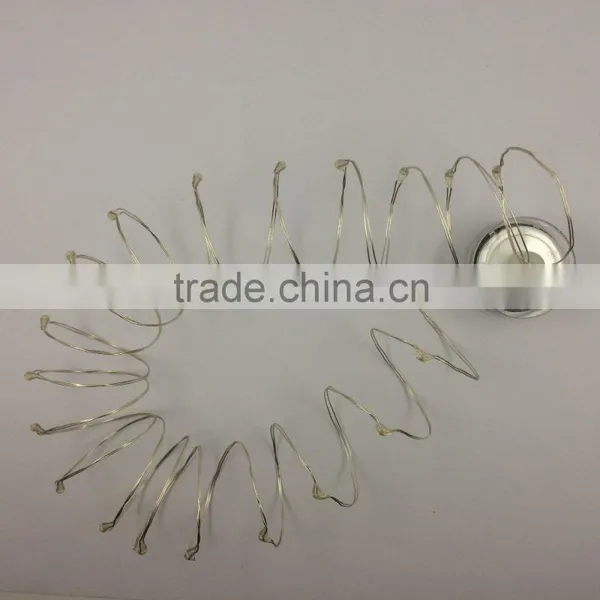 Button Battery Operated Fairy Copper Wire Led String Lights for Wedding Decoration Wholesale photo-3