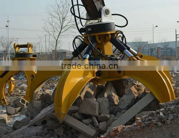 SF Excavator Orange Peel Grab / Hydraulic Rotary Orange Peel Grapple / Excavator Pars photo-3