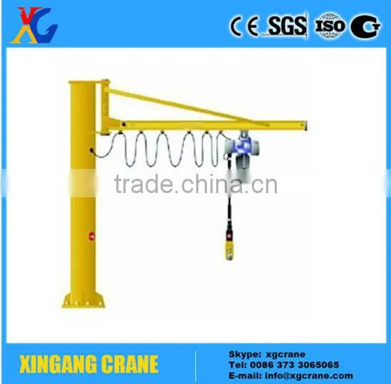 Small Slewing Jib Crane With Hoist Machinery