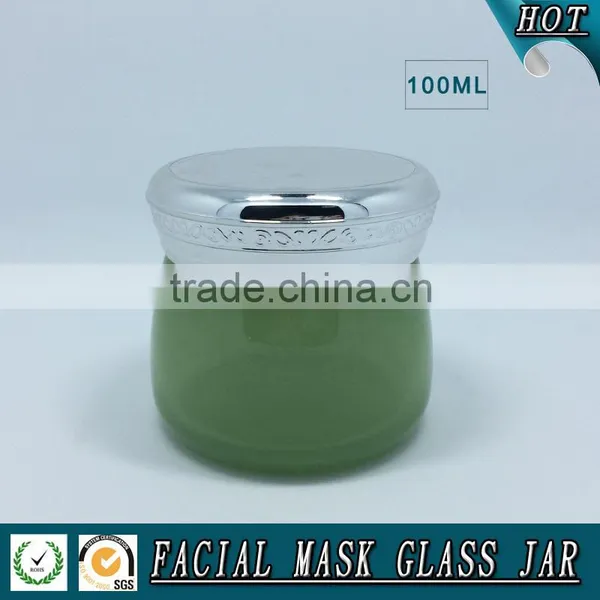100g Colored Cosmetic Glass Jar photo-2
