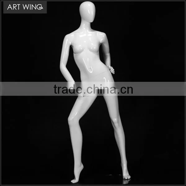 Nude Posing Glossy White Manikins Female Gray Unique Mannequinn photo-5