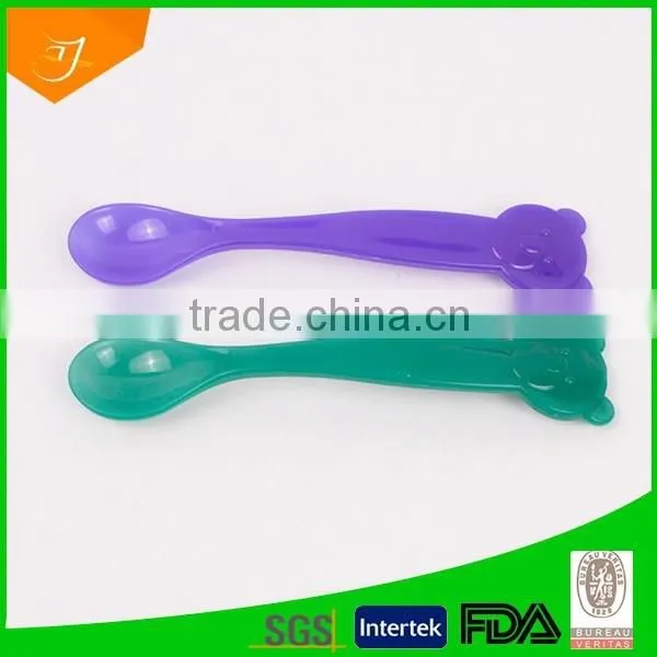 Color Changing Plastic Baby Spoon, Fashionable Color Changing Spoon, Plastic Spoon